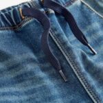 Vintage Wash Super Soft Pull-On Jeans With Stretch