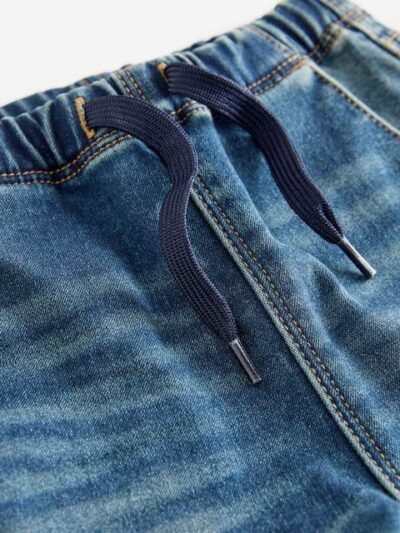 Vintage Wash Super Soft Pull-On Jeans With Stretch