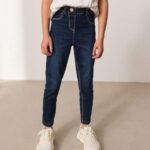 Dark Blue Regular Length Stretch Jeggings