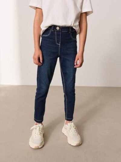 Dark Blue Regular Length Stretch Jeggings