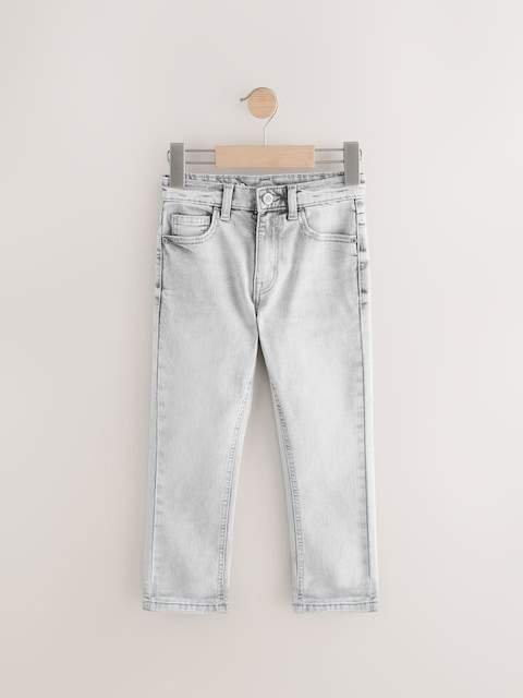 Light Grey Regular Fit Stretch Jeans