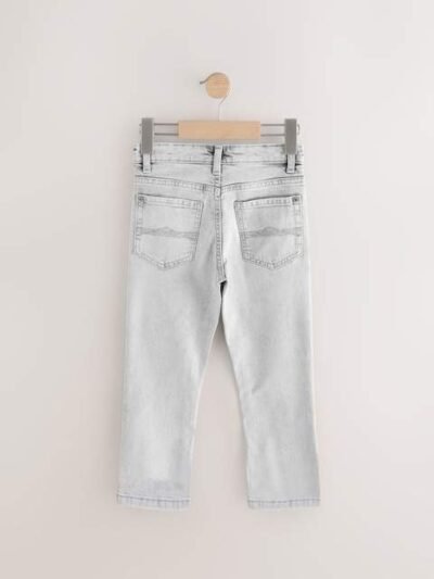 Light Grey Regular Fit Stretch Jeans