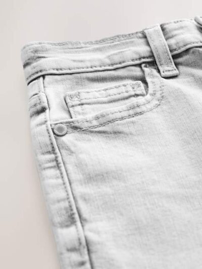 Light Grey Regular Fit Stretch Jeans
