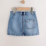 Mid Blue Denim Skirt