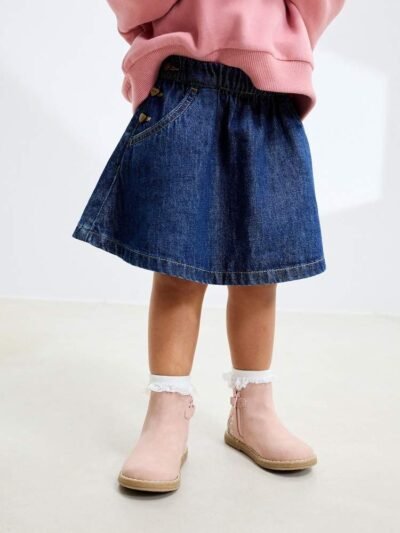 Dark Wash Denim Skirt