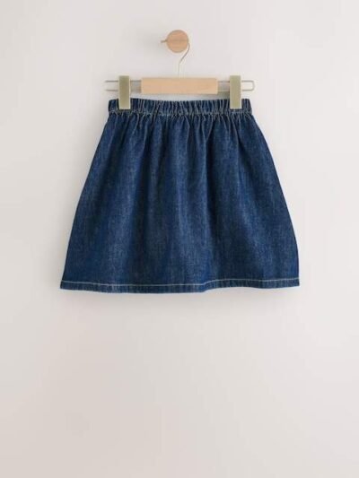 Dark Wash Denim Skirt