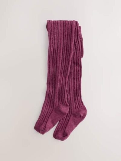 Green Floral Print Corduroy Dungarees Blouse and Tights Set