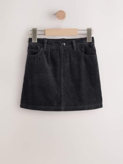 Black Corduroy Skirt