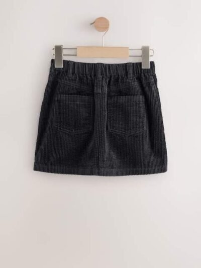 Black Corduroy Skirt