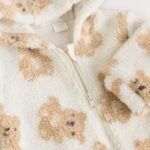 Natural Bear Borg All Over Printed Baby Pramsuit