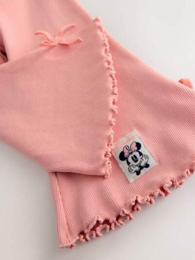 Ecru White Disney Minnie Mouse and Daisy Duck Long Sleeve Top and Flare Set