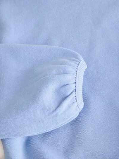 Blue Rainbow Spot Long Sleeve Top and Flare Set