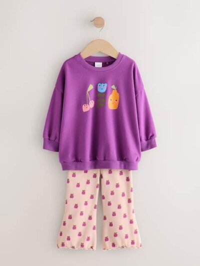 Purple Sweatshirt Set 4 Pack