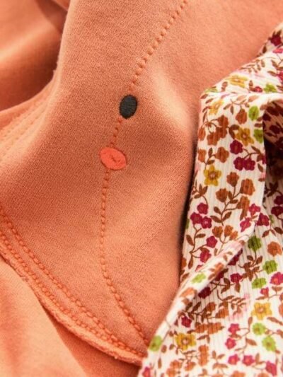 Orange Halloween Pumpkin Sweatshirt & Leggings Set