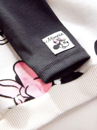 Cream Disney Minnie Mouse Sweatshirt & Leggings Set