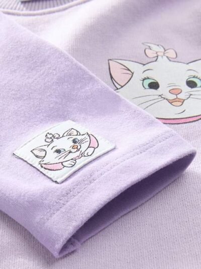 Lilac Purple Disney Aristocats Sweatshirt & Leggings Set