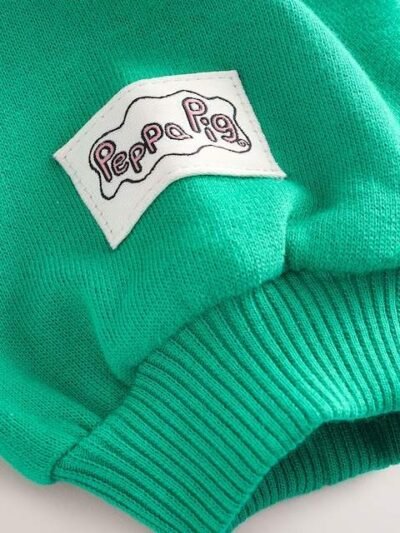 Green Peppa Pig Crew Neck Sweatshirt