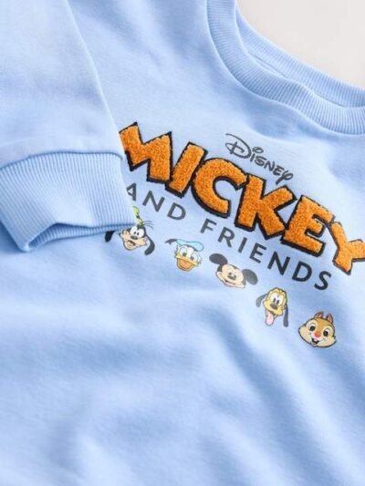 Blue Mickey Mouse Crew Sweatshirt