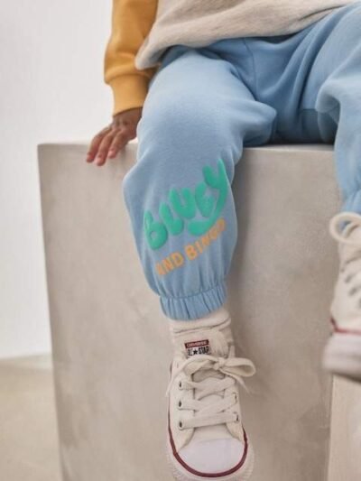Ecru Marl Bluey Hoodie and Joggers Set
