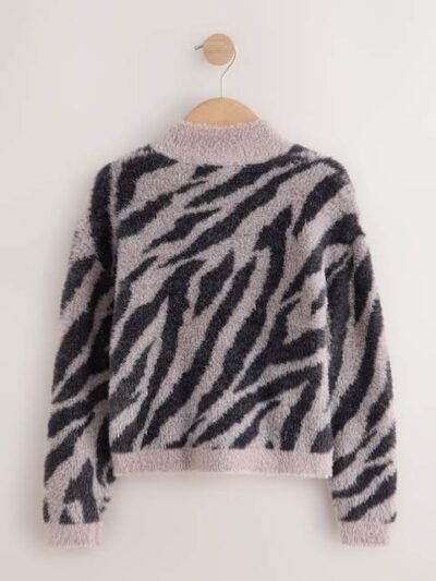 Zebra Fluffy Jumper