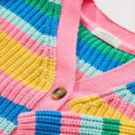 Rainbow V-Neck Cardigan
