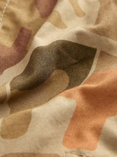 Khaki Camo Dino Print Lined Cargo Trousers