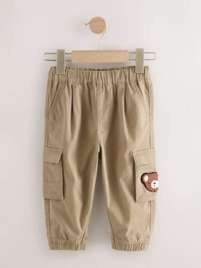 Tan Brown Bear Cargo Trousers