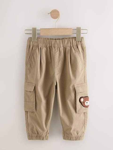 Tan Brown Bear Cargo Trousers