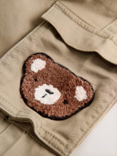 Tan Brown Bear Cargo Trousers