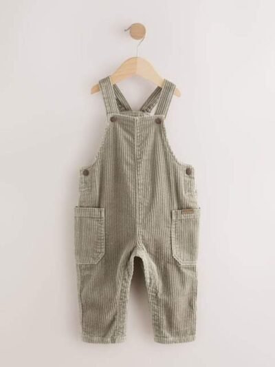 Sage Green Corduroy Dungarees