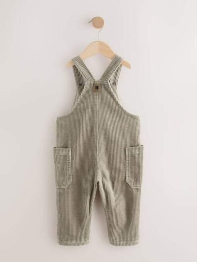 Sage Green Corduroy Dungarees