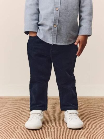 Navy Corduroy Trousers