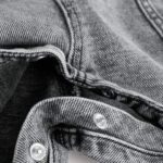 Grey Denim Dungarees