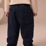 Dark Blue Cargo Jeans