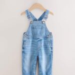 Mid Blue Denim Dungarees