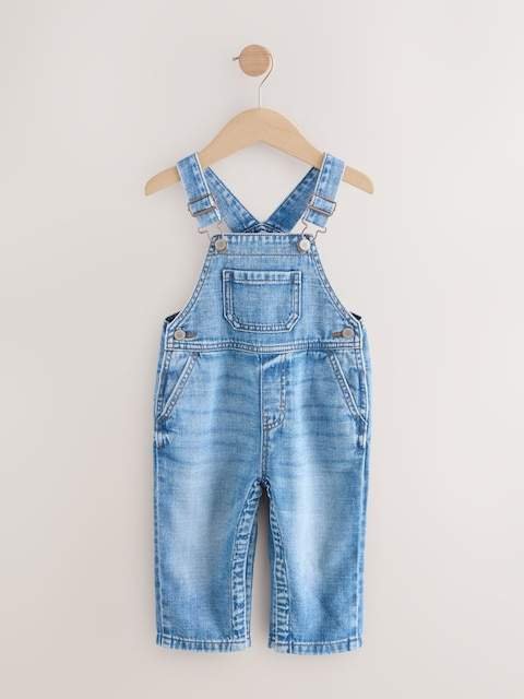 Mid Blue Denim Dungarees
