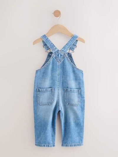 Mid Blue Denim Dungarees