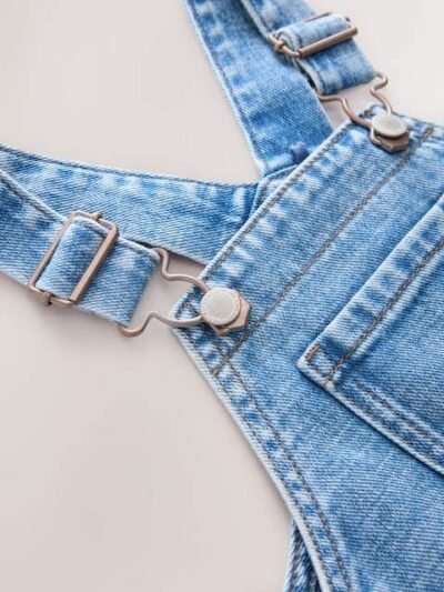 Mid Blue Denim Dungarees