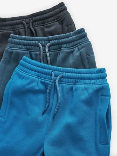 Blue Slim Fit Joggers 3 Pack