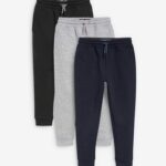 Black/Grey/Charcoal Slim Fit Joggers 3 Pack