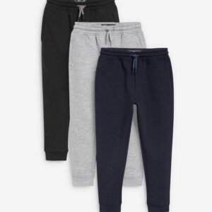 Black/Grey/Charcoal Slim Fit Joggers 3 Pack