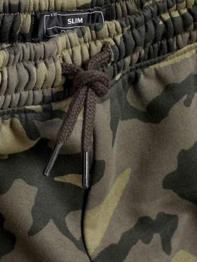 Khaki Camo Slim Fit Joggers