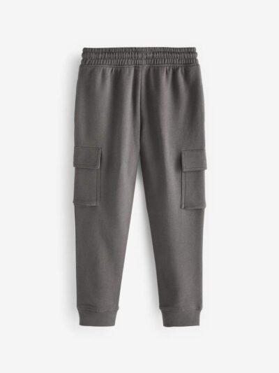 Charcoal Grey Slim Fit Cargo Rich Joggers