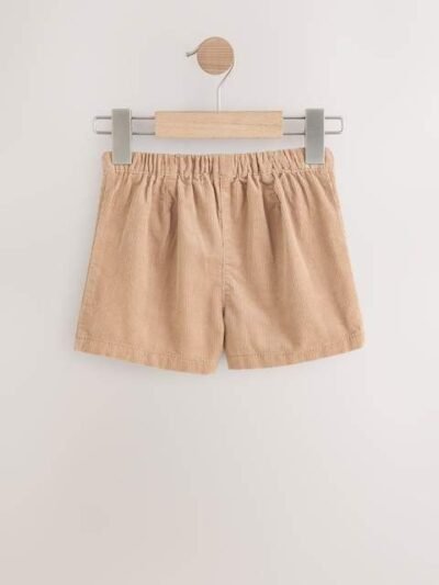 Tan Brown Corduroy Skirt with Bow Tights