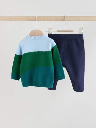 Bright Farm Baby Knitted Top and Leggings Set