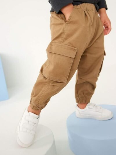 Tan Brown Cargo Trousers