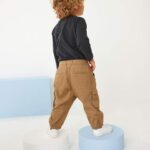 Tan Brown Cargo Trousers