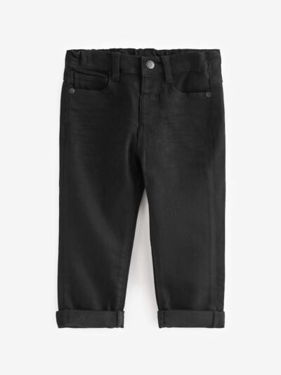 Black Regular Fit Comfort Stretch Jeans