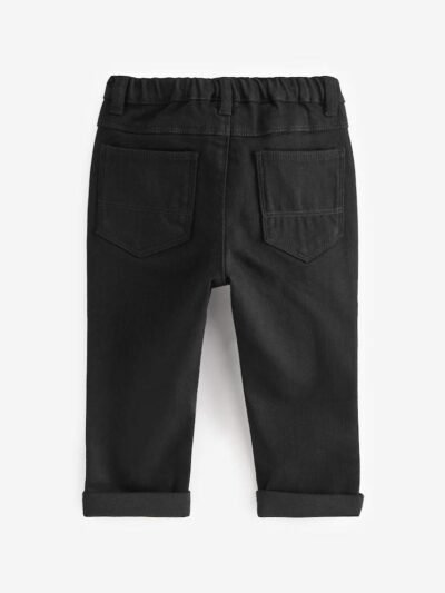 Black Regular Fit Comfort Stretch Jeans