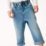 Denim Mid Wash Mom Jeans